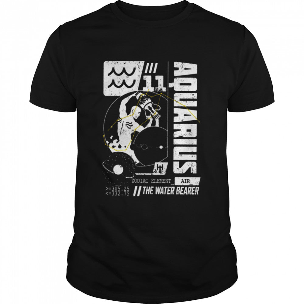 Zodiac Birthday Aquarius The Water Bearer shirts