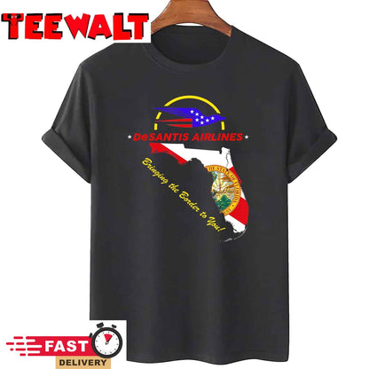 DeSantis Airlines Funny Political Meme Ron DeSantis T-Shirt