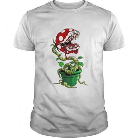 Zombie And Plants Piranha Plant From Video Games shirts