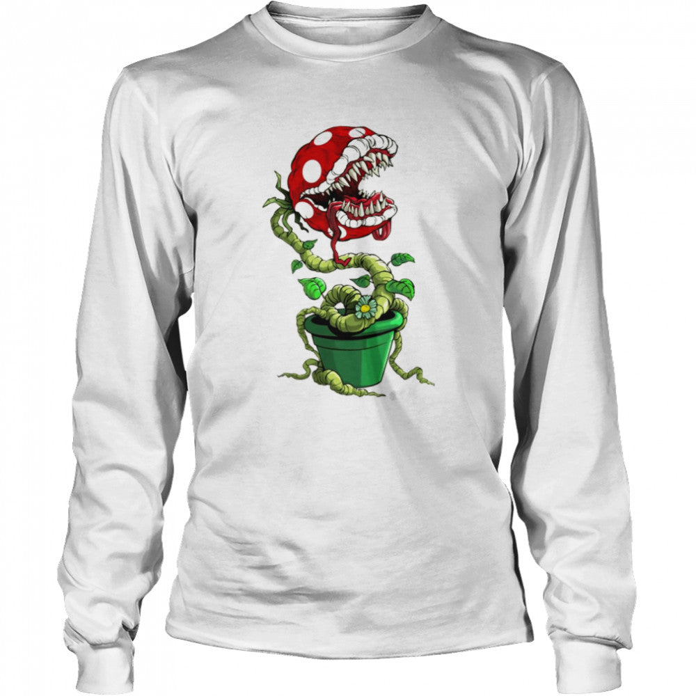 Zombie And Plants Piranha Plant From Video Games shirts