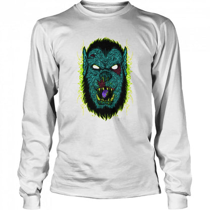 Zombie Werewolf Scary Face Halloween shirts