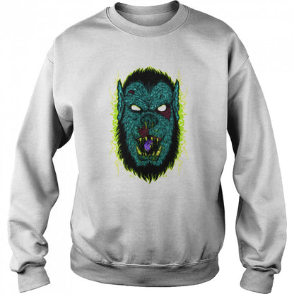 Zombie Werewolf Scary Face Halloween shirts