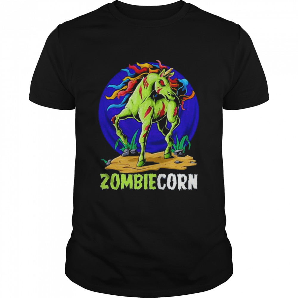 Zombiecorn halloween zombie unicorn meaningful shirts