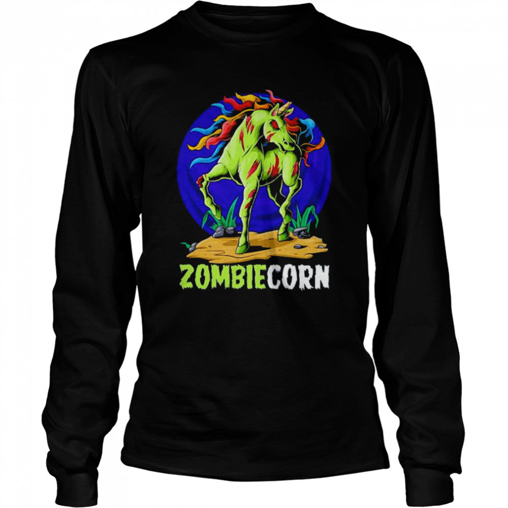 Zombiecorn halloween zombie unicorn meaningful shirts