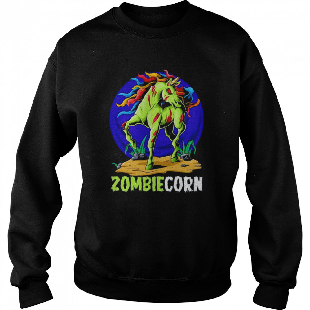 Zombiecorn halloween zombie unicorn meaningful shirts