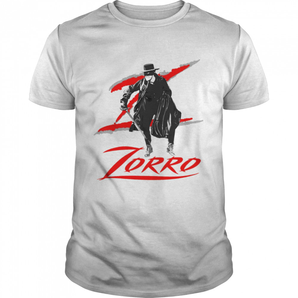 Zorro Signs A Z With His Sword shirts