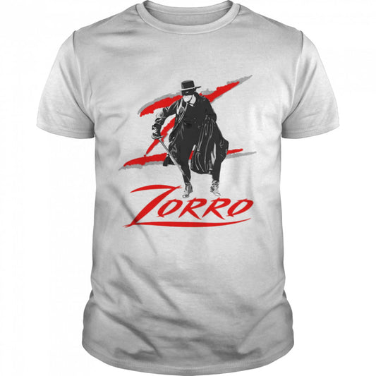 Zorro Signs A Z With His Sword shirts