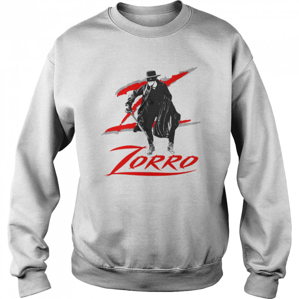 Zorro Signs A Z With His Sword shirts