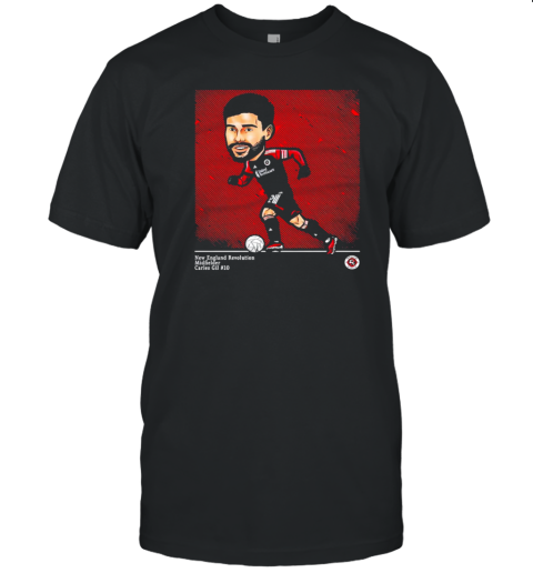 Carles Gil New England Revolution MLS Cartoon Vintage T-Shirt