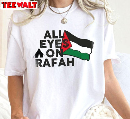 Must Have Free Gaza Short Sleeve , Comfort All Eyes On Rafah