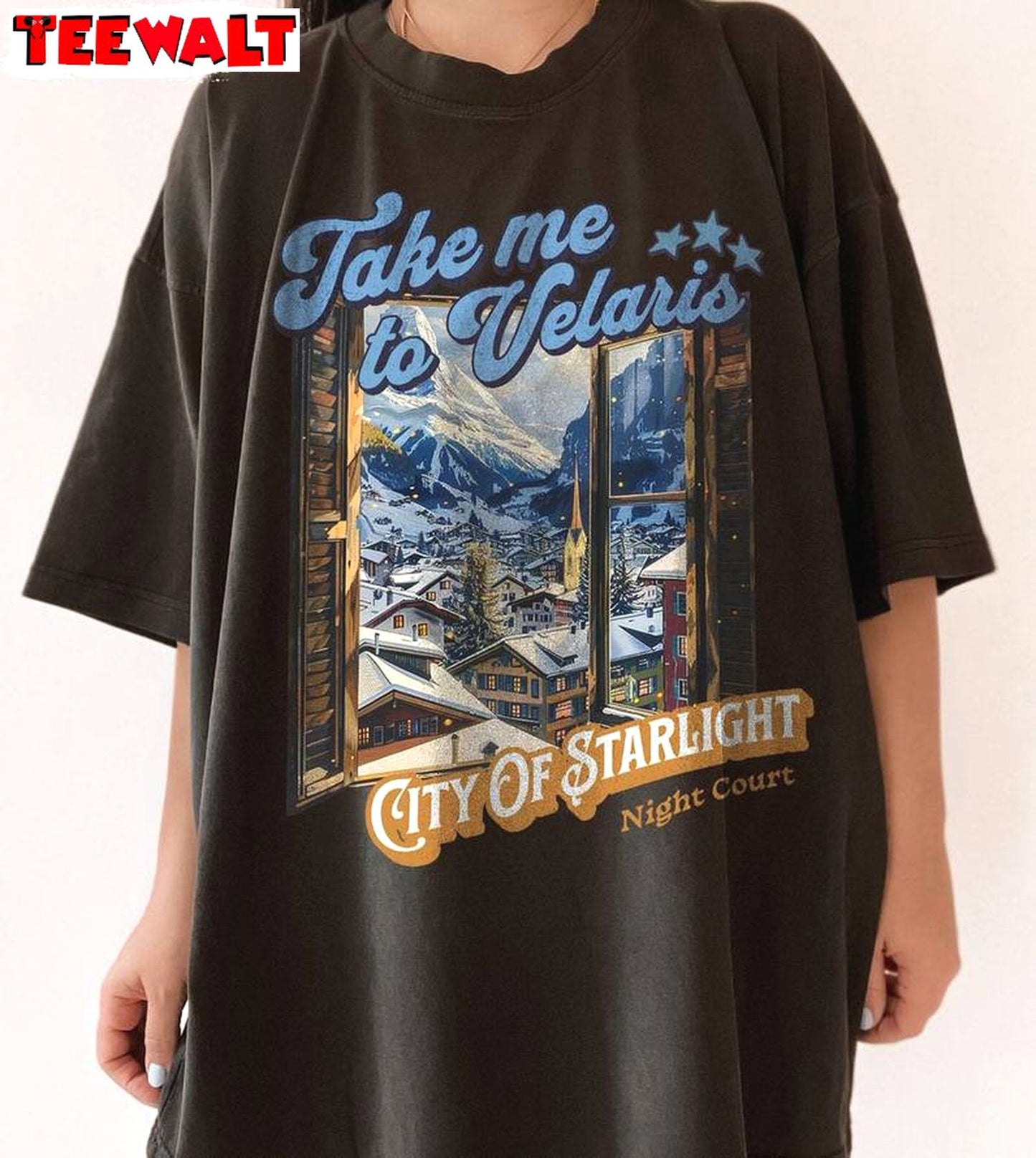 Awesome Take Me To Velaris Shirt , Must Have Night Court Acotar Crewneck Long Sleeve