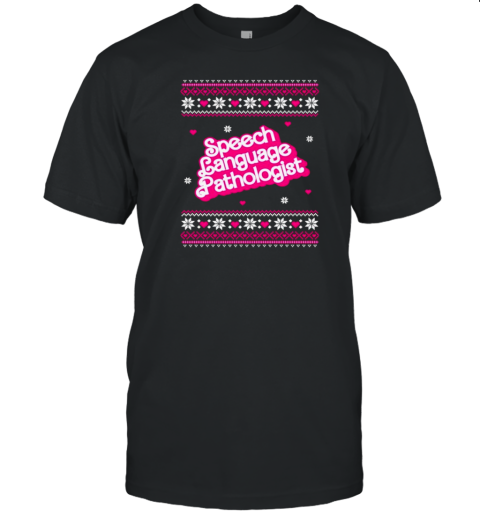 Barbie Speech Language Pathologist Christmas 2024 T-Shirt