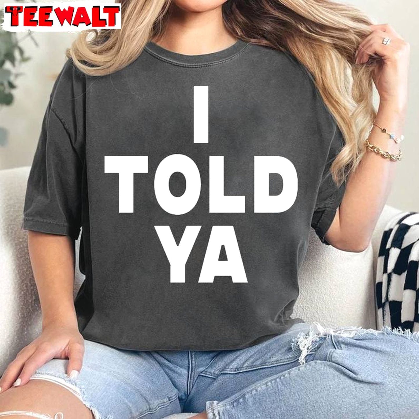 I Told Ya Challengers Zendaya Shirt, Challengers Movie Unisex Hoodie Short Sleeve