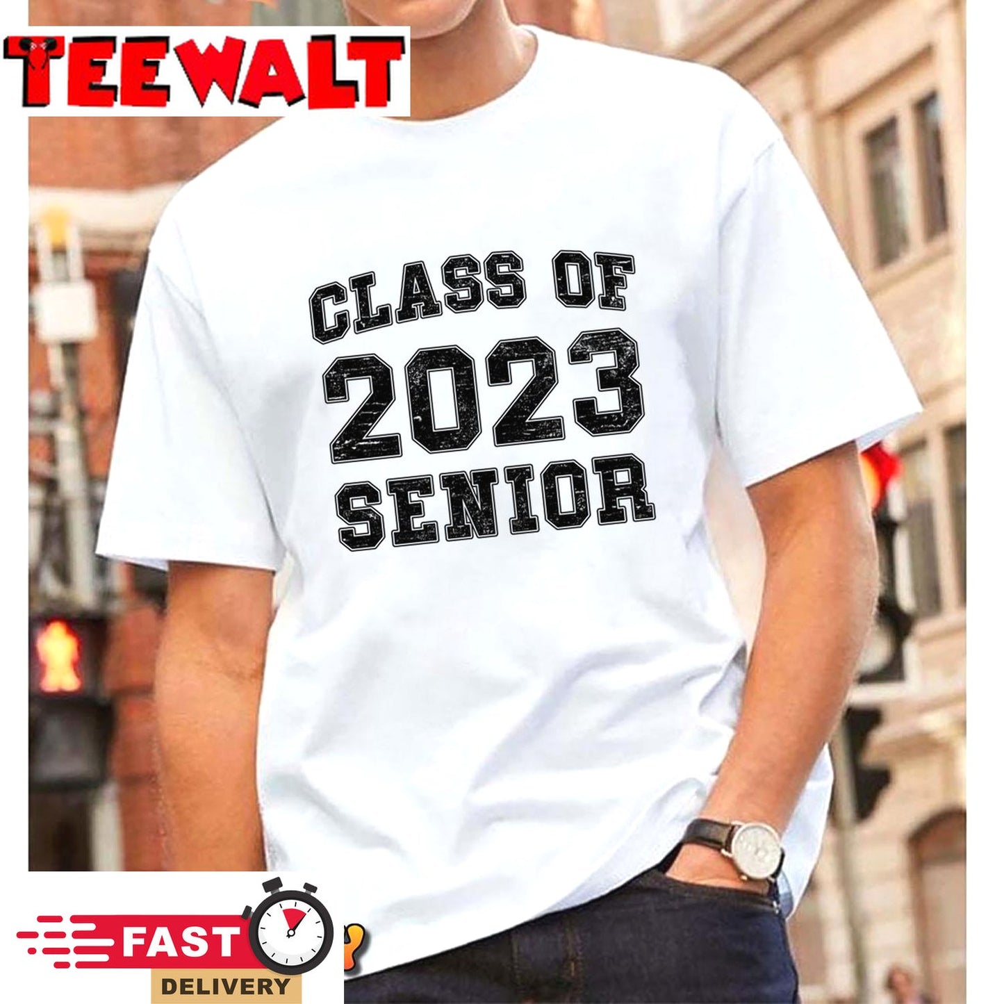 CLASS OF 2023 Graduation Senior Year First Day Of School Pullover Hoodie