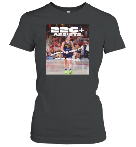 Caitlin Clark 226 assists most by a rookie in WNBA history T-Shirt