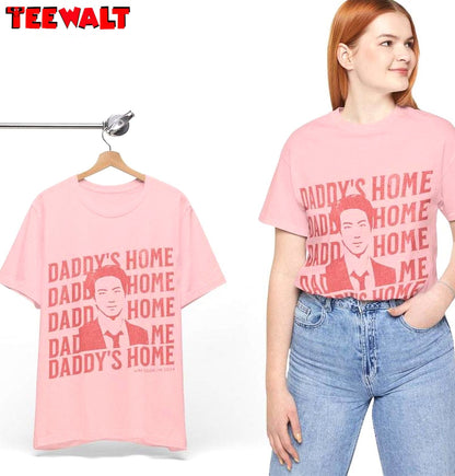 Groovy Daddy's Home T Shirt , Must Have Bts Jin Unisex Hoodie Short Sleeve