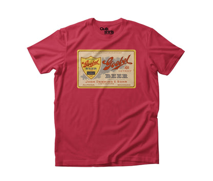 Detroit Vintage Brewery Goebel Beer Shirt