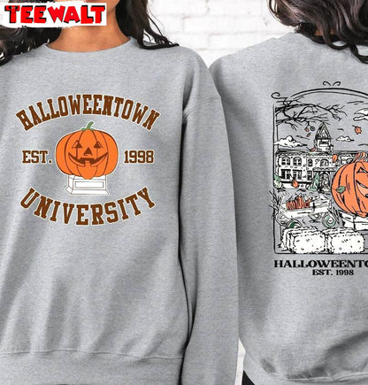 Cool Design Shake Shake Shake Senora Shirt, Halloweentown University Crewneck Long Sleeve