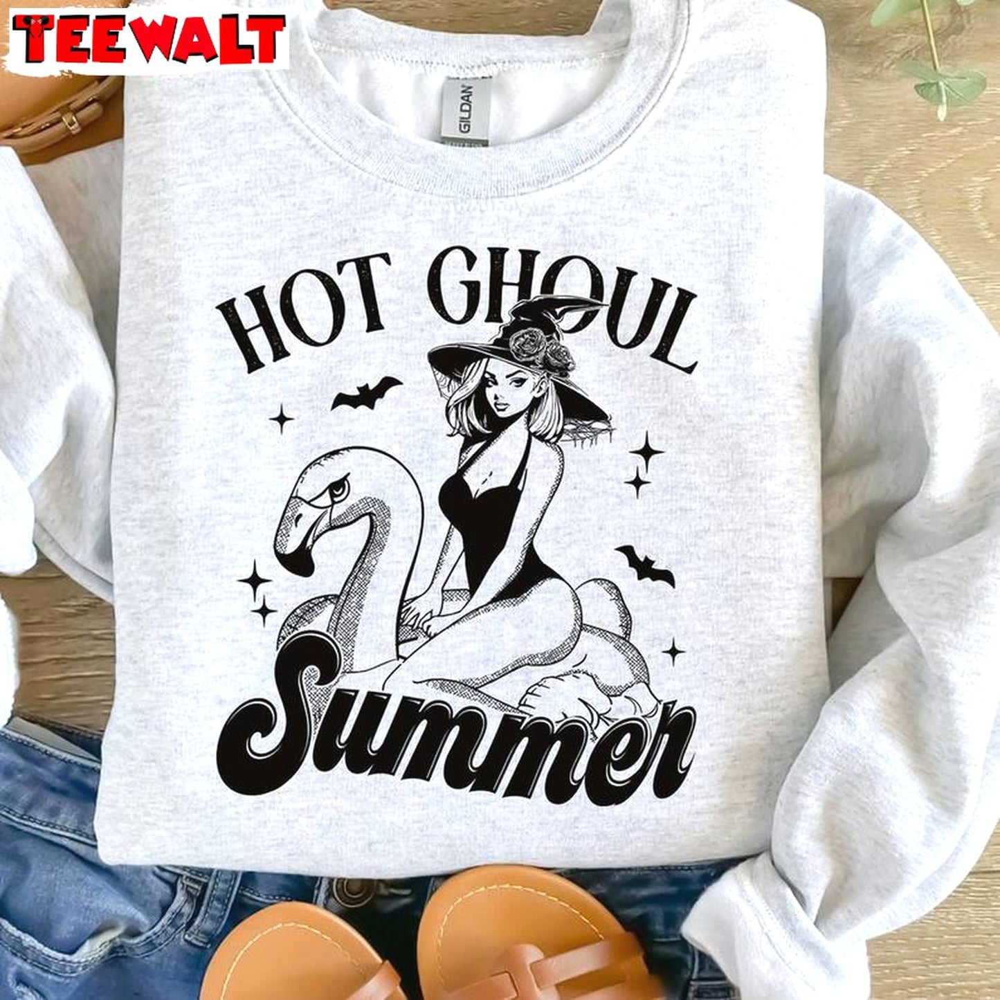 Spooky Mama Sweatshirt , New Rare Hot Ghoul Summer Shirt Long Sleeve