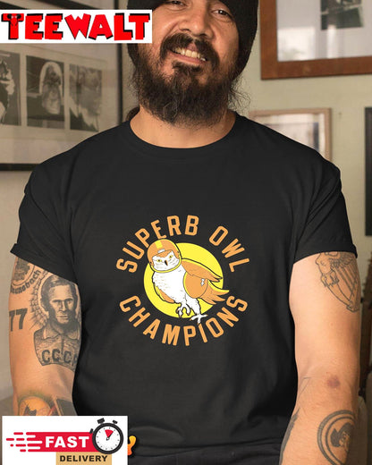 SUBERB OWL CHAMPIONS Funny Love Football Game Day Season T-Shirt