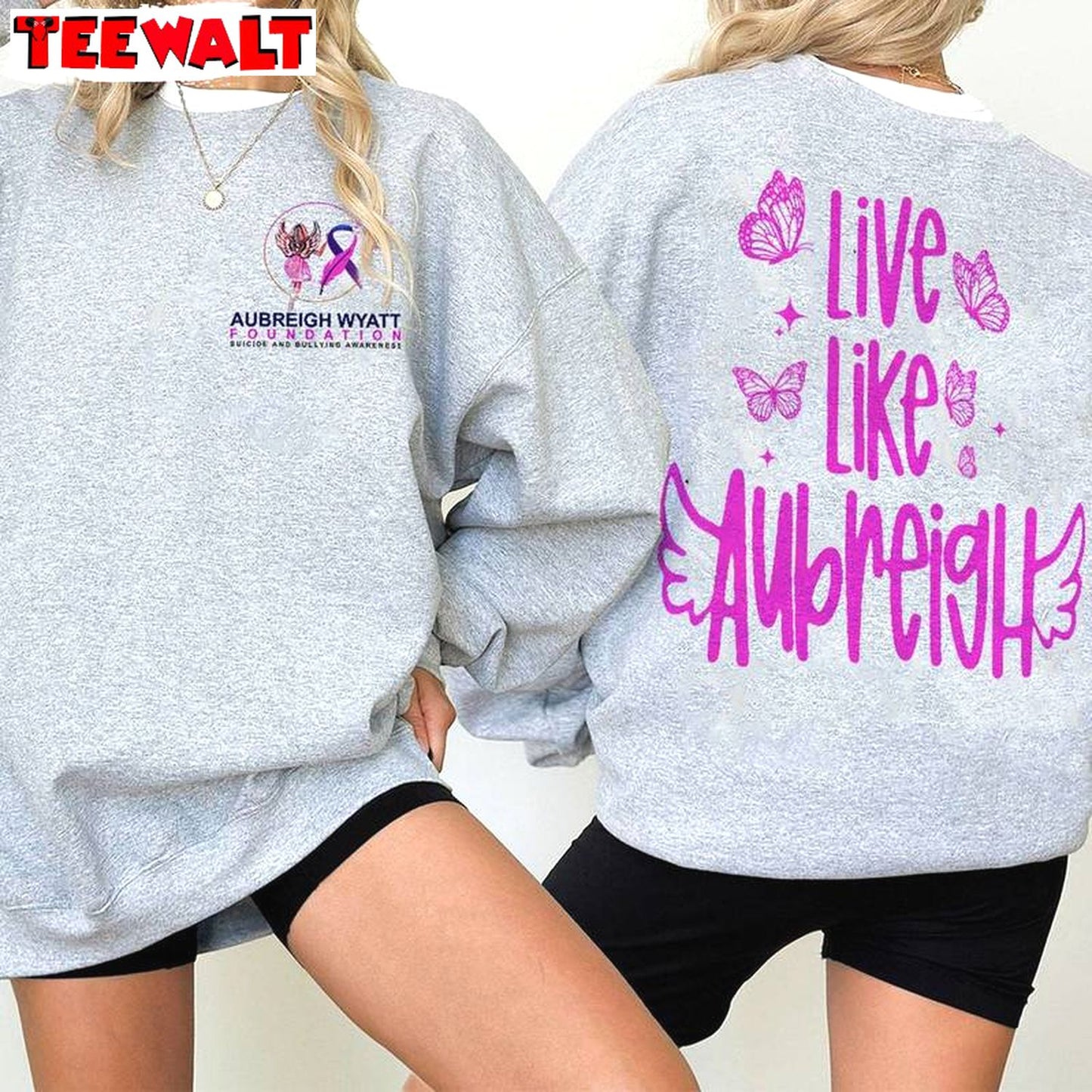 Cute Aubreigh Wyatt Shirt, Trendy Long Sleeve Sweatshirt