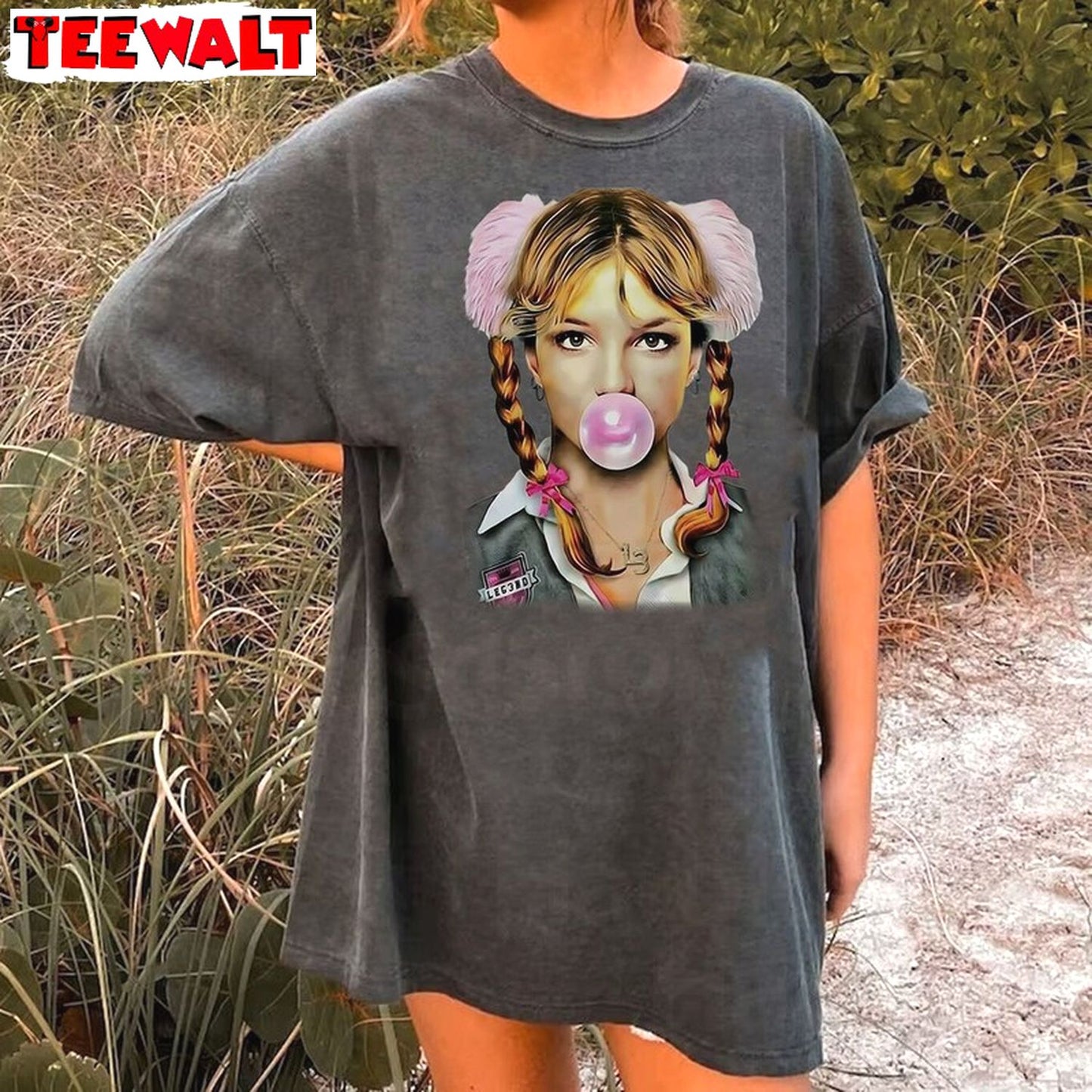 Retro Britney Spears Bubblegum Shirt, Britney Spears Unisex Hoodie Short Sleeve