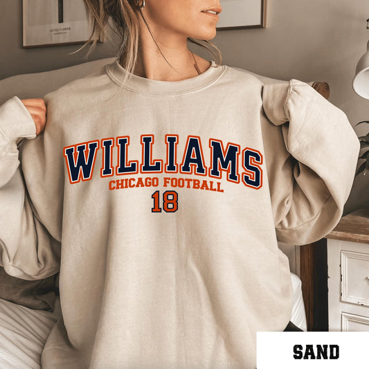 Caleb Williams Sweatshirt - Chicago Football Gift Bear Crewneck