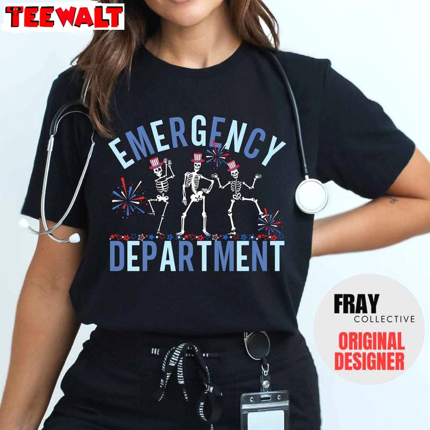 Independence Day Unisex Hoodie, Trendy Emergency Department 4th Of July