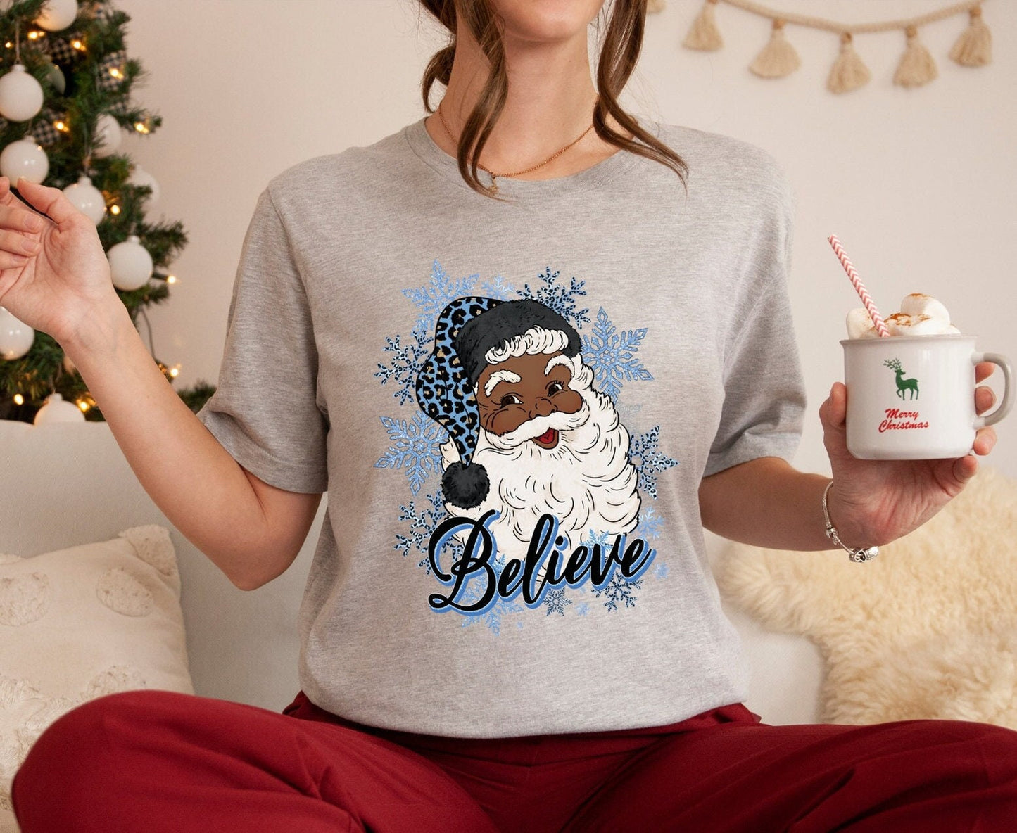 Santa Believe Xmas T-Shirt