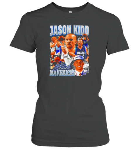 Jason Kidd Dallas Mavericks Basketball Graphic Signature 2024 T-Shirt