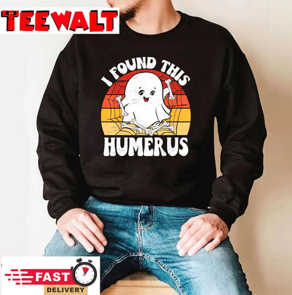 Vintage I Found This Humerus Halloween Costume Sweatshirt