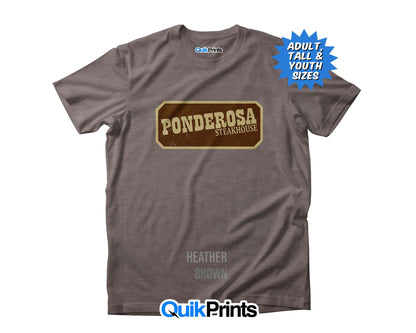 Ponderosa Steakhouse Restaurant Vintage T-Shirt