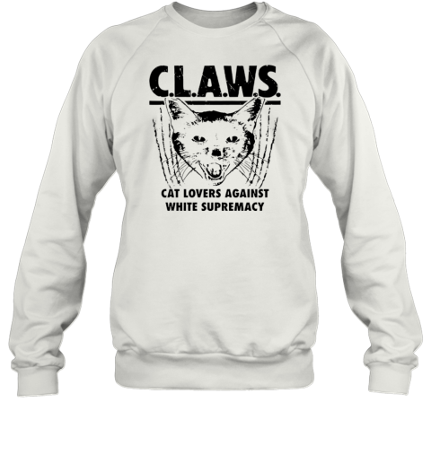 Claws Cat Lovers Against White Supremacy T-Shirt