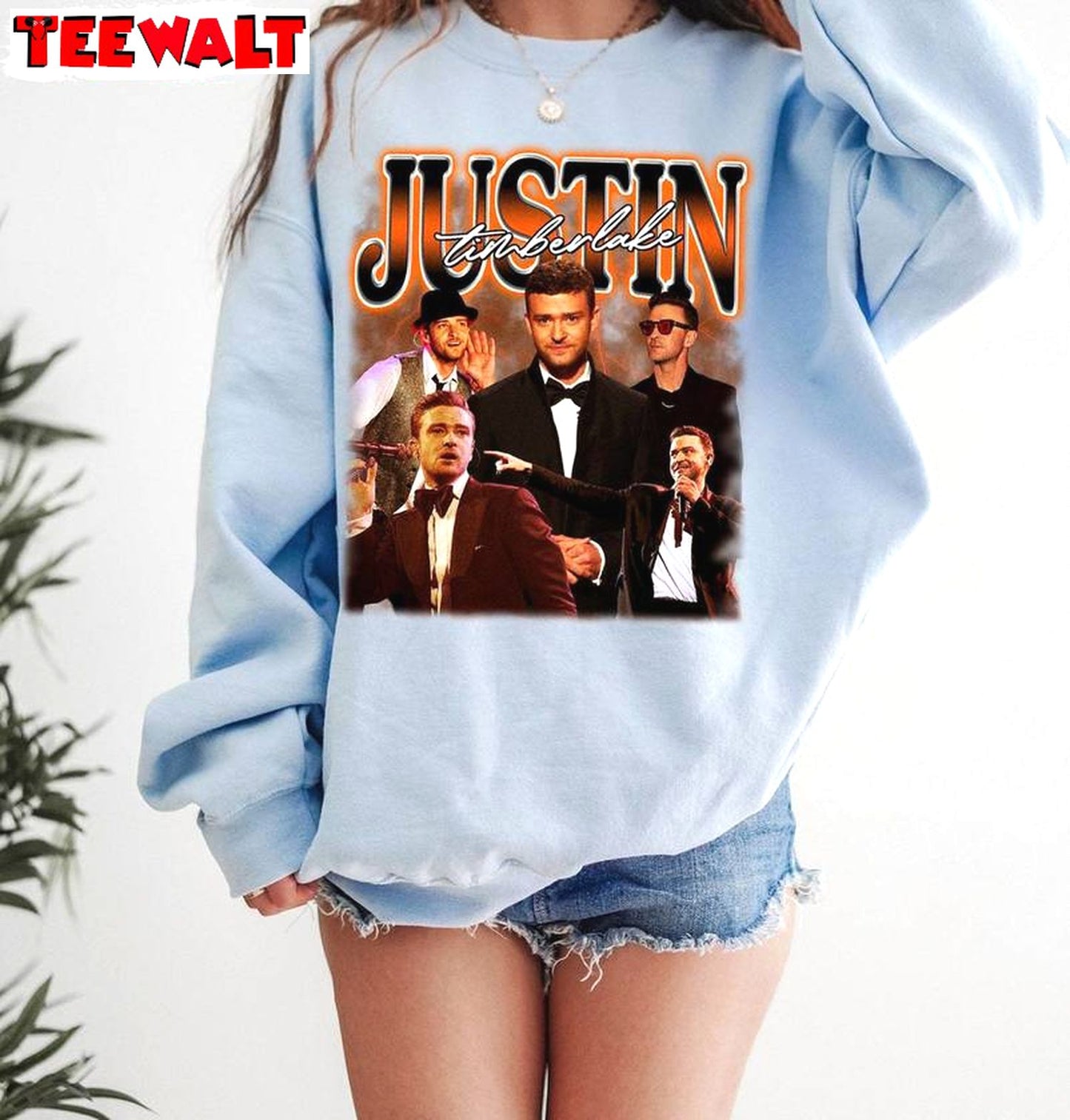 Retro Justin Timberlake Shirt, Must Have Short Sleeve Crewneck Gift For Fan